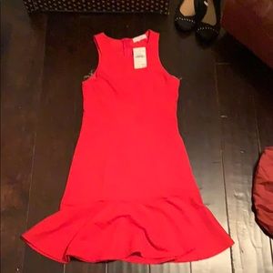 Perfect valentines dress. Red flair dress